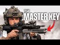 A Shotgun Attached To A M4 Carbine. The MASTERKEY