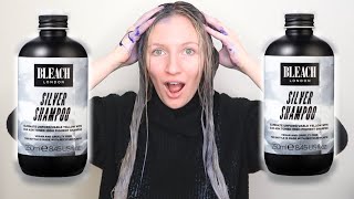 BLEACH LONDON SILVER SHAMPOO REVIEW AND DEMO | battle of the silver shampoo