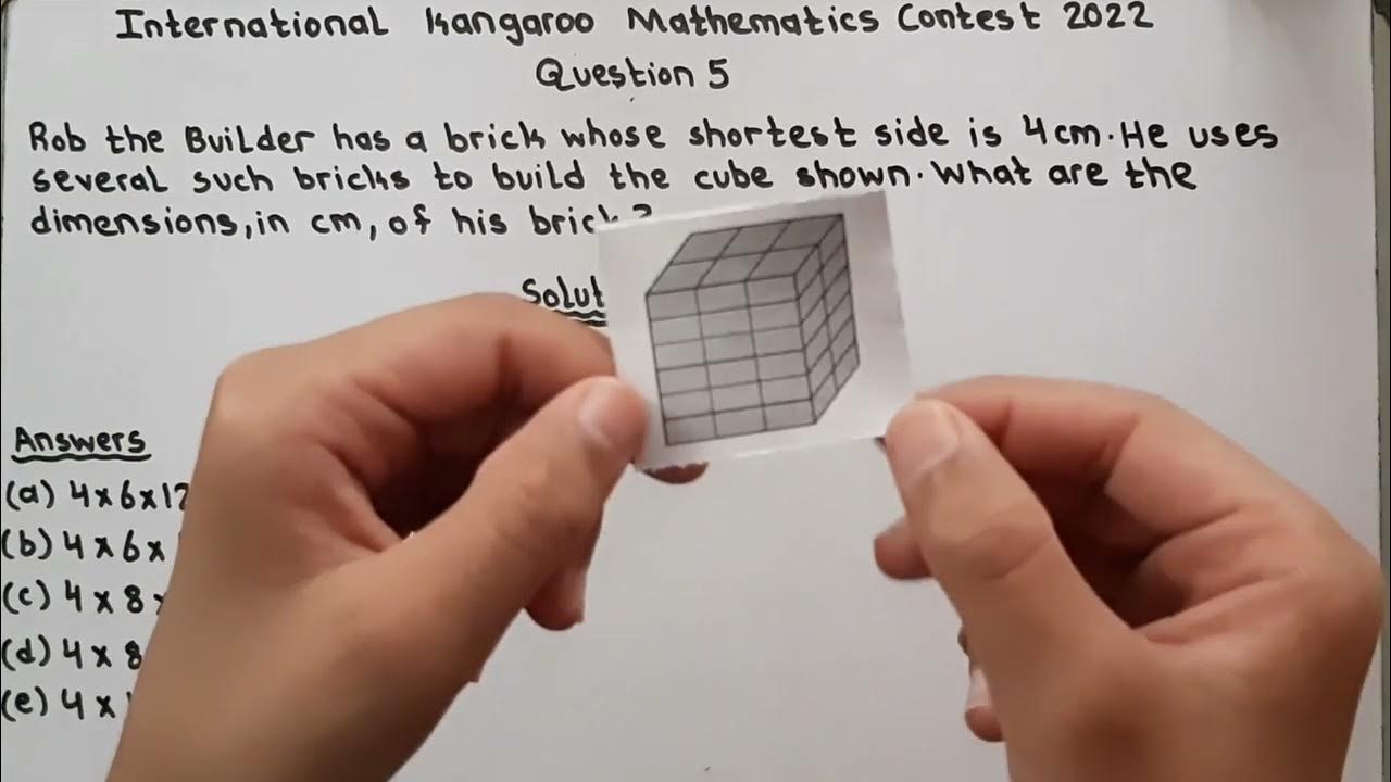 IKMC 2022 Problem 5 solution International kangaroo Mathematics