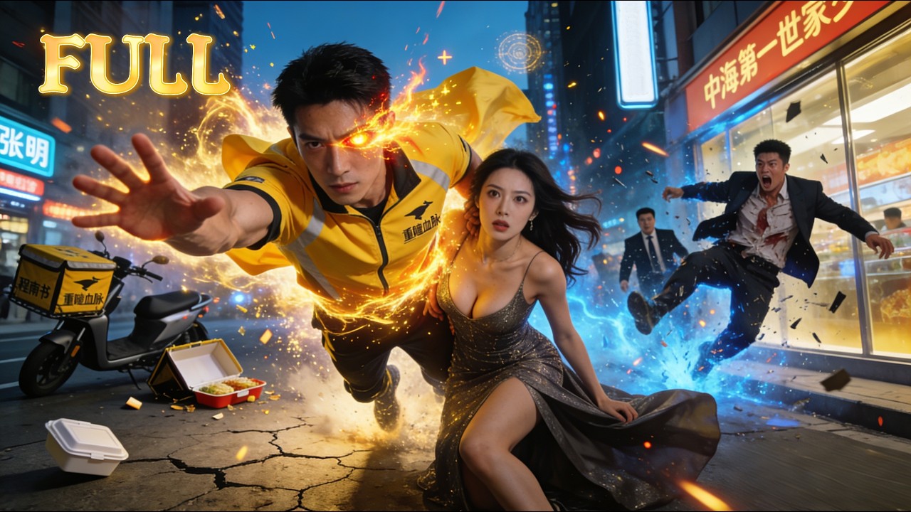 🔥The moment the delivery guy steps in front of her, his bloodline awakens—the city holds its breath.