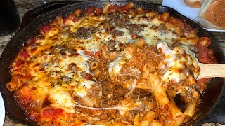 Cheesy Baked Ziti| How To Make The Best Baked Ziti | DELICIOUS Pasta with Meat Sauce Recipe