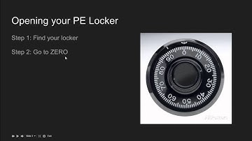 How to... Open Your PE Locker