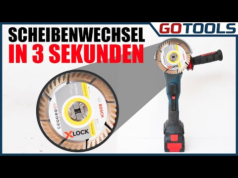 Bosch X-LOCK Akku-Winkelschleifer GWX 18V-10 PSC ohne Akku ohne Lader in L -BOXX