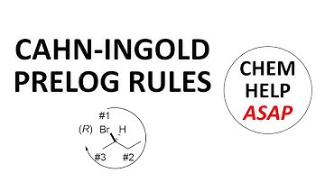 Cahn-Ingold-Prelog rules for assigning stereocenters