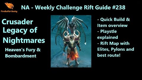 Diablo 3: NA Challenge Rift #238 - Quick & Easy Guide - Maps & Everything you need for a quick time!