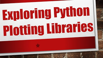 Exploring Python Plotting Libraries
