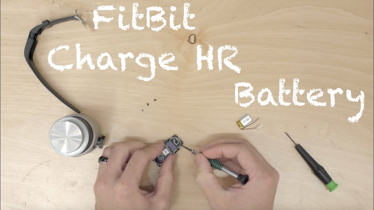 fitbit hr battery