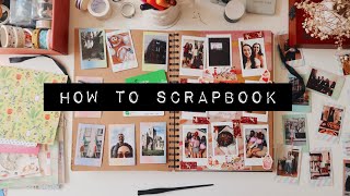DIY HOW TO SCRAPBOOK ideas + inspiration