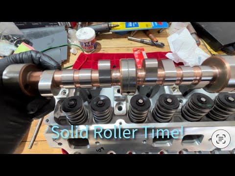 Dodge D100 Drag Truck Cam and Head Swap Part 3: Oil Restricting and Degreeing Cam #mopar #engine