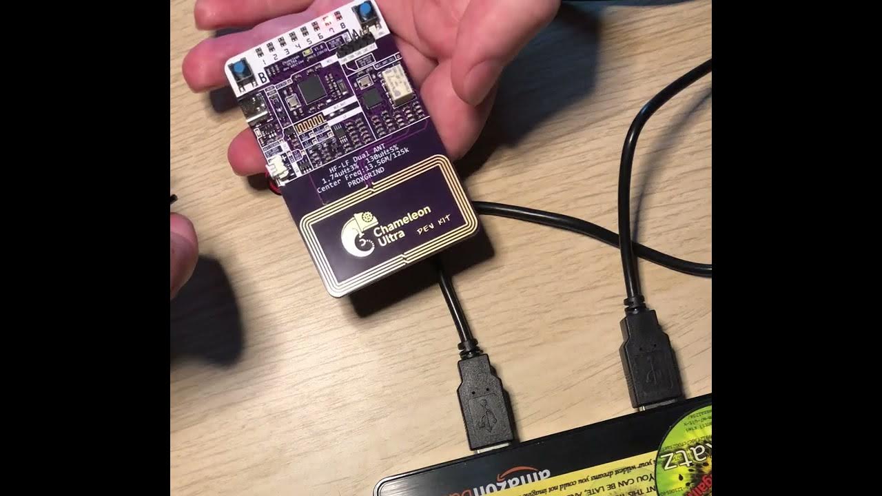 Chameleon Ultra Dev Kit how to go in DFU mode YouTube