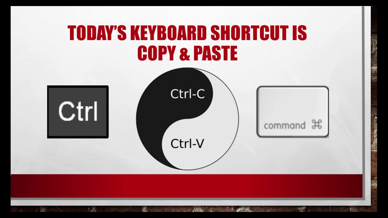 Time Saving Shortcuts Copy & Paste - YouTube