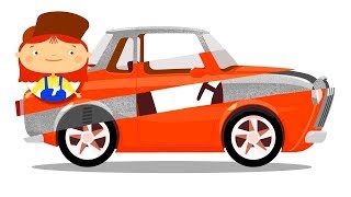 Doctor McWheelie - A Cartoon for Babies. A Rusty Car for Kids