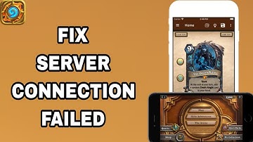 How To Fix And Solve Server Connection Failed On Hearthstone App | Final Solution