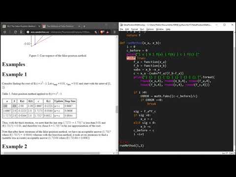 False Position Method