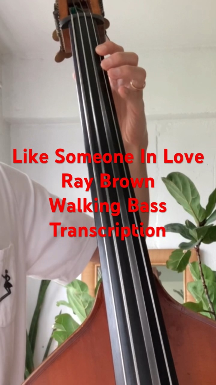 レイブラウンのLike Someone In Loveのウォーキングベース(Walking