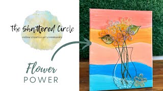 Flower Power (Beginner Glass & Resin Art Tutorial)