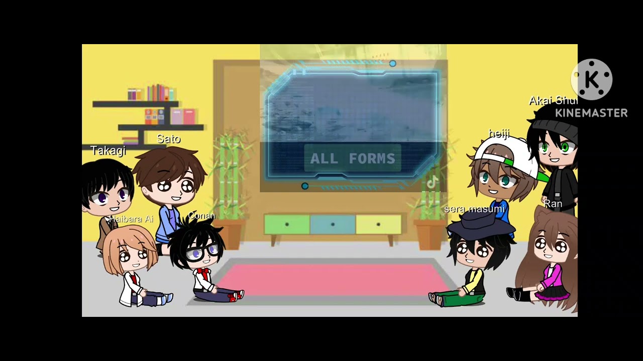 Detective Conan React To Kamen Rider Double (copyright)