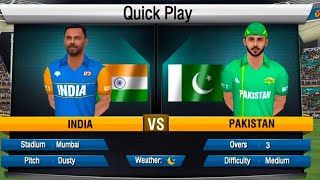 INDIA VC PAKISTAN game #india #worldcricketchampionship3 #youtube#pakistan
