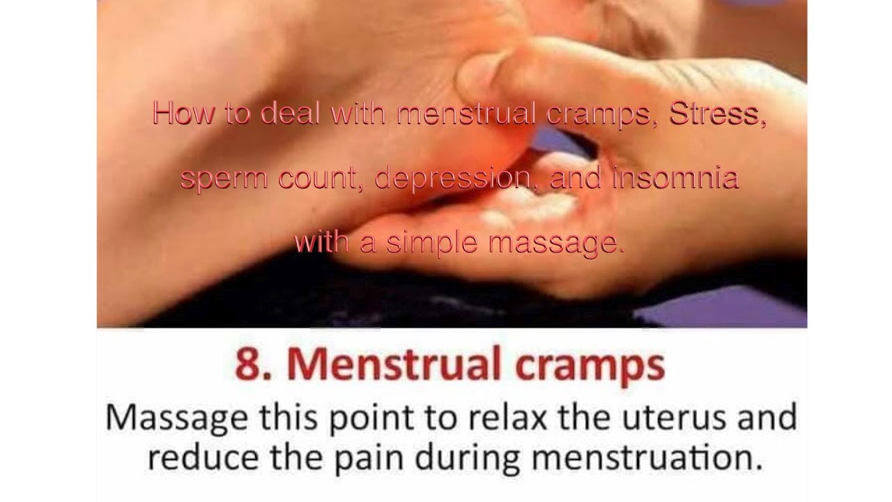 How To Deal With Menstrual Cramps Sperm Count Depression And 