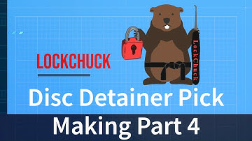 (56) Disc Detainer Pick Making Part 4 - Testing Completed Tip