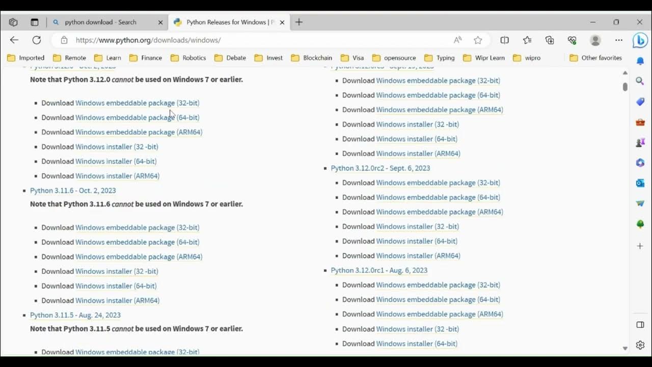 how to download python in english YouTube