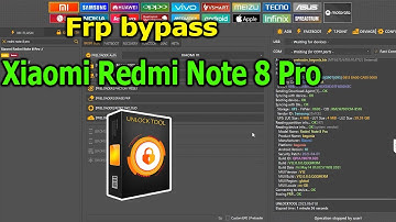 FRP Bypass Google Account Lock Xiaomi Redmi Note 8 Pro with UnlockTool