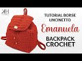 TUTORIAL ZAINO UNCINETTO - "Emanuela" CROCHET BACKPACK ♡ Katy Handmade