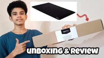 Amazon Basics Extended Edition Gaming Mouse Pad Unboxing & Full Review | Best Gaming Mouse Pad!!