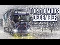 TOP 10 ETS2 MODS - DECEMBER | Euro Truck Simulator 2 mods