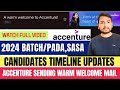 Accenture Sending Welcome Mail | Hiring Started | Joining/Onboarding Update | Offer Letter,Task Mail