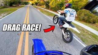 STARK VARG vs YAMAHA YZ450F DIRT BIKE!