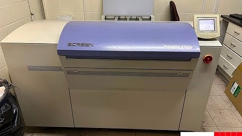 Used thermal CTP offset plate making machine for sale   Screen PT R4300S   Gab Supplies Ltd   2007