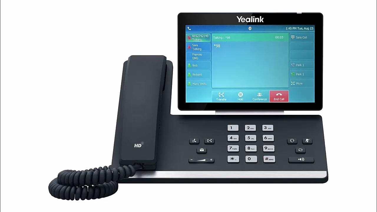 How to access voicemail yealink t54w t57w youtube