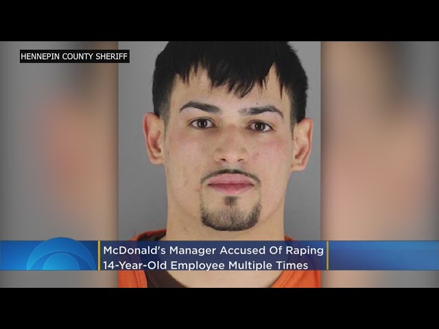 Mcdonald S Manager Accused Of Raping 14 Year Old In Restaurant Cooler