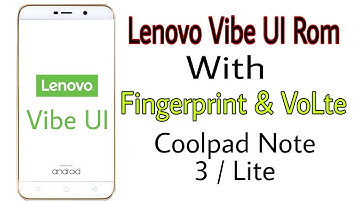 STABLE VIBE UI Rom for Coolpad Note 3/Lite with FP & VoLte..