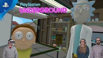 Rick and Morty: Virtual Rick-ality - Gameplay Preview! | PS Underground VR Edition