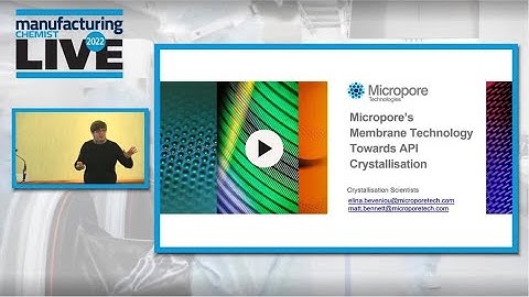 Crystallisation presentation by Dr Matt Bennett at mc live 27 05 2022