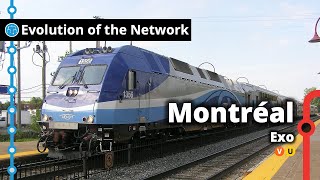 Montreal's Commuter Rail Network Evolution