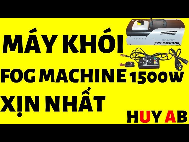 Máy tạo khói sân khấu DMX 1500w hãng FOG Machine | ABshop.com.vn