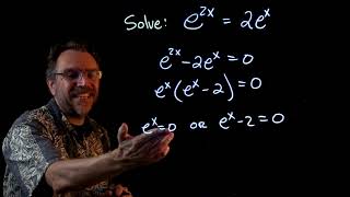 How to solve an Exponential Equation Net Worth