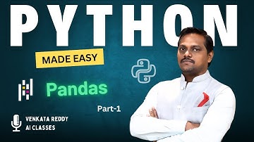 Python Pandas | Video 5 | Part 1 | Python Made Easy