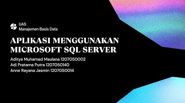Web Perpustakaan Sederhana dengan Microsoft SQL Server