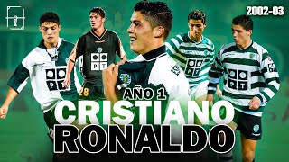 CRISTIANO RONALDO: Primera Temporada  Su HISTORIA como NUNCA la has visto  Partido a Partido