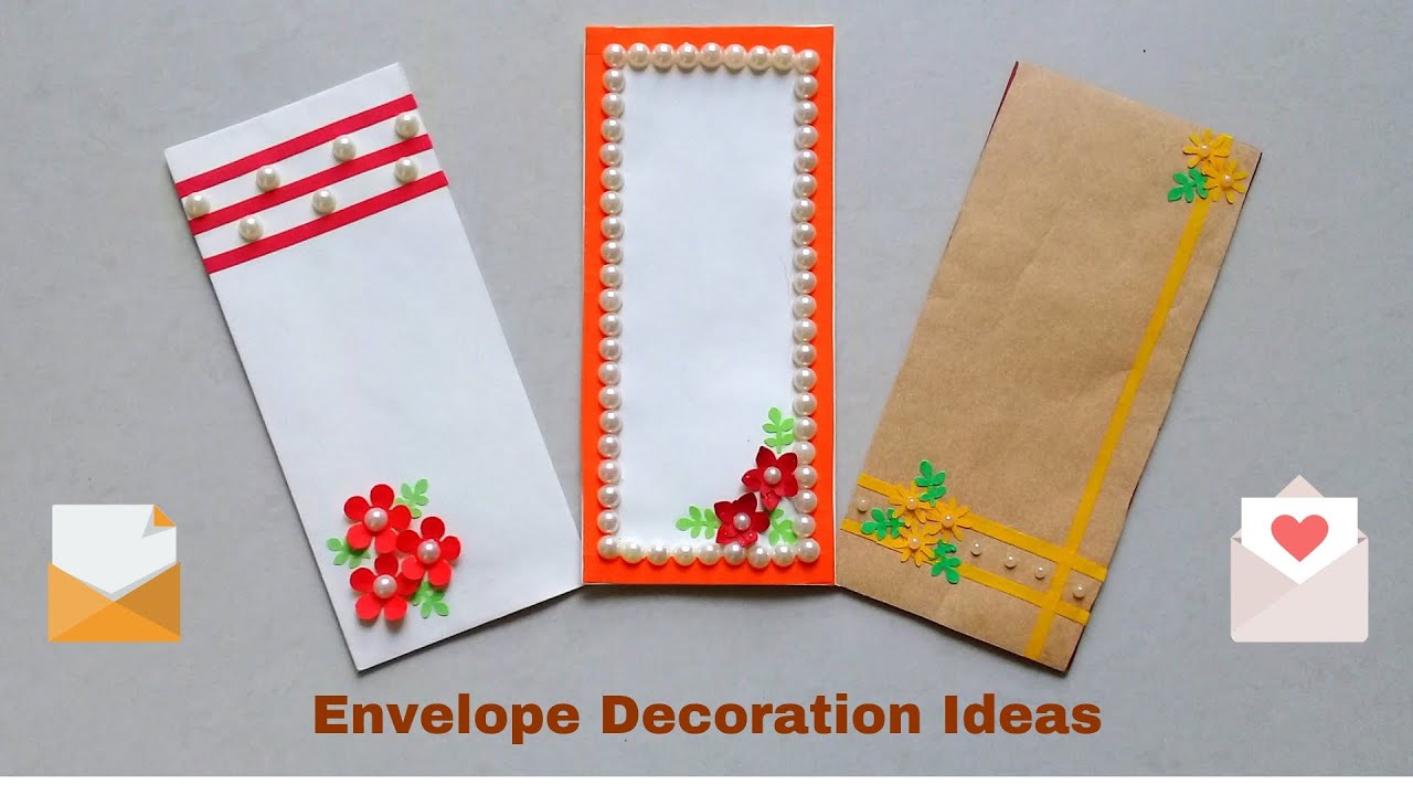 DIY Origami Envelope Decoration | Paper Envelope Decoration Ideas ...