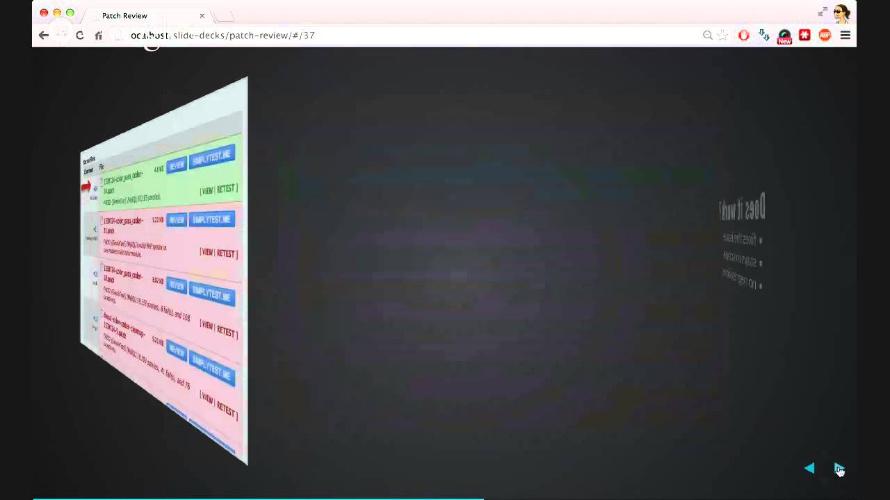 Patch Reviews: Get good reviews, give good reviews. Faster. - jam's Drupal Camp raw hangout