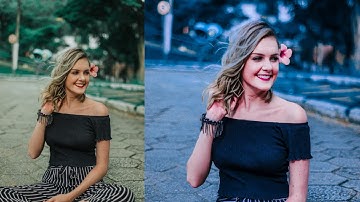 Moody Blue Effect Photo Editing In Lightroom | lightroom editing | Lightroom mobile tutorial.