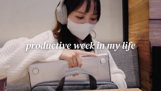 [UNI VLOG] Productive Week in my Life (final-year uni student + working part-time) 🙇🏻‍♀️📚