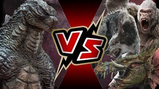 Godzilla VS Rampage Monsters | BATTLE ARENA | Godzilla VS Kong | DanCo VS