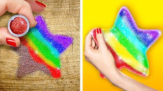 RAINBOW DIY EXPERIMENTS You Can Make Yourself || Amazing Fidget Toys And Pop It Crafts