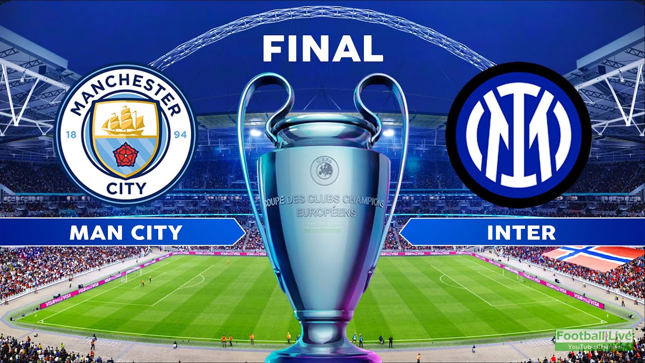 Manchester City vs Inter - Final - UEFA Champions League 2022/23 Haaland vs Lautaro PES Gameplay